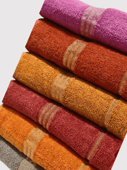 Golden Border Towel
